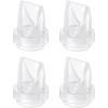 imageeufy Original 24mm Flange 2Pack Replacement Accessories for Wearable Breast Pump S1S1 Pro HeatFlow Technology FoodGrade Silicone Durable Comfortable Ergonomic FitDuckbill Valvue4