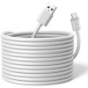imageeufy Security 15ft45m USBA to USBC Power Cable Compatible with eufyCam S3 Pro and SoloCam E30 Continuous Power and 247 Security