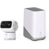 imageeufy Security Indoor Cam S350 with HomeBase 3 Dual Cameras 4K UHD Resolution Security Camera with 8 Zoom and 360 PTZ HumanPet AI DualBand WiFi 6