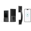 imageeufy Security Smart Lock C220 with Door Lever Fingerprint Keyless Entry Door Lock Builtin WiFi App Remote Control Front Door Deadbolt 8 Months Battery Reliable Power IP53 WaterproofLarge Handle  Wifi  Fingerprint