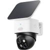 imageeufy Security SoloCam S340 Solar Security Cameras Wireless Outdoor Cameras for Home Security 360 Pan ampamp Tilt Surveillance No Blind Spots 24 GHz WiFi No Monthly Fee HomeBase S380 Compatible