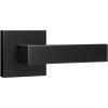 imageeufy Security Square Door Handle  Easy Installation Fits All  Matte Black