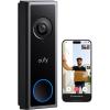imageeufy Security Video Doorbell C30 Battery Powered 2K FHD 43 Expanded View Easy Installation Ring Call Human and Motion Detection HomeBase S380 Compatible No Monthly FeeBattery or Wired Doorbell
