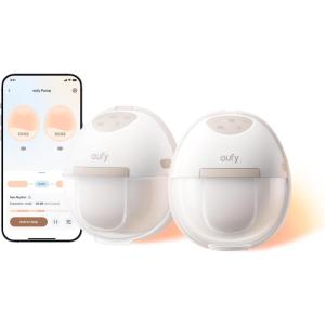imageeufy Heated Wearable Breast Pump E20 3 Heat Levels HandsFree Breast Pump with Innovative HeatFlow Optimized Rhythm via App HospitalGrade Suction Leakproof UltraSlim and Quiet for inBra Use
