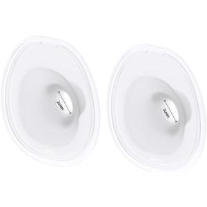 imageeufy Original 24mm Flange 2Pack Replacement Accessories for Wearable Breast Pump S1S1 Pro HeatFlow Technology FoodGrade Silicone Durable Comfortable Ergonomic FitE10 Flange 24mm2