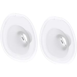 imageeufy Original 24mm Flange 2Pack Replacement Accessories for Wearable Breast Pump S1S1 Pro HeatFlow Technology FoodGrade Silicone Durable Comfortable Ergonomic FitE10 Flange 27mm2
