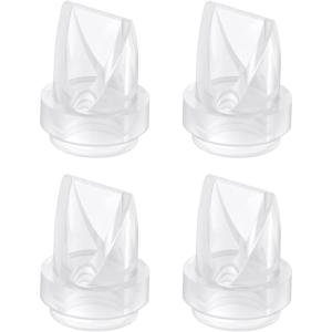 imageeufy Original 24mm Flange 2Pack Replacement Accessories for Wearable Breast Pump S1S1 Pro HeatFlow Technology FoodGrade Silicone Durable Comfortable Ergonomic FitDuckbill Valvue4