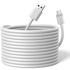 imageeufy Security 15ft45m USBA to USBC Power Cable Compatible with eufyCam S3 Pro and SoloCam E30 Continuous Power and 247 Security