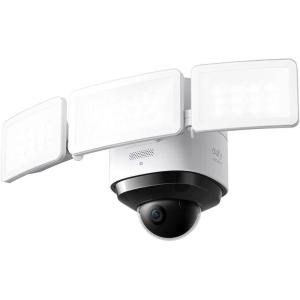 imageeufy Security Floodlight Cam S330 360Degree Pan ampamp Tilt Coverage 2K Full HD 3000 Lumens Smart Lighting Weatherproof OnDevice AI Subject Lock and Tracking No Monthly Fee Hardwired