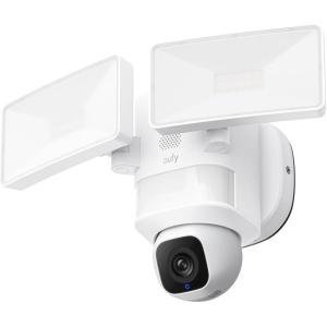 imageeufy Security Floodlight Camera E30 Security Camera Outdoor 360 Pan and Tilt AI Detection and Tracking 2K Video 24GHz WiFi 2000 Lumens Custom Voice and Light Alerts 247 Recording