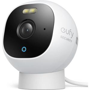 imageeufy Security Outdoor Cam E210 AllinOne Security Camera with 1080p Resolution Spotlight Color Night Vision No Monthly Fees Wired Camera IP67 Weatherproof Motion Only Alert