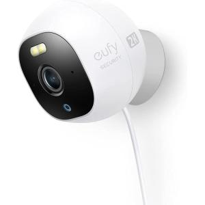 imageeufy Security Outdoor Cam E220 AllinOne Outdoor Security Camera with 2K Resolution Spotlight Color Night Vision No Monthly Fees Wired Camera IP67 Weatherproof Motion Only Alert