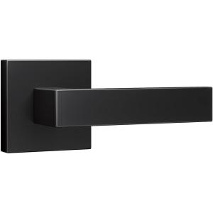imageeufy Security Square Door Handle  Easy Installation Fits All  Matte Black