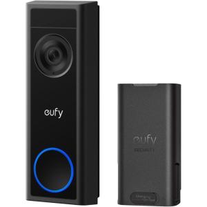 imageeufy Security Video Doorbell C30 Battery Powered 2K FHD 43 Expanded View Easy Installation Ring Call Human and Motion Detection HomeBase S380 Compatible No Monthly FeeBattery or Wired Doorbell  Extra Battery