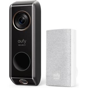 imageeufy Security Video Doorbell Wired S330 with Chime Dual Cam Delivery Guard Security Camera 2K with HDR No Monthly Fee 1624V 30VA homebase NOT Supported Motion Only Alert