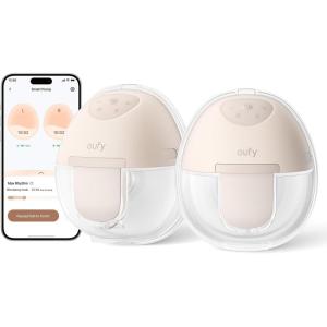 imageeufy Security Wearable Breast Pump E10 HandsFree Electric Breast Pump with App Control Personalized Smart Rhythm Hospital Grade Suction for More Milk Portable LeakProof ampamp UltraQuiet