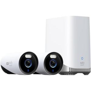 imageeufy Security eufyCam E330 Professional 4Cam Kit 4K Outdoor Security Camera System 247 Recording Plugin WiFi NVR 1TB Hard Drive Included 10CH Local Storage No Monthly Fee2 Camera Kit