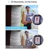 imageeufy Security WiFi Video Doorbell 2K Resolution RealTime Response No Monthly Fees Secure Local Storage Free Wireless Chime Require Existing Doorbell Wire 1624 VAC 30 VA or above Renewed