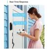 imageeufy Security WiFi Video Doorbell 2K Resolution RealTime Response No Monthly Fees Secure Local Storage Free Wireless Chime Require Existing Doorbell Wire 1624 VAC 30 VA or above Renewed