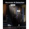 imageeufy Security 4G LTE Cellular Security Camera Wireless Outdoor Solar Powered 2K HD Starlight Night Vision Human Detection GPS Includes SIM Card and Builtin Local Storage Audio and Motion Alert4G LTE Cam Solar