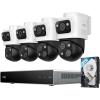 imageeufy PoE NVR Security Camera System S4 2 BulletPTZ Cams 2 Bullet Cams 360 PTZ AI Auto Framing ampamp Tracking Smart Video Search Color Night Vision PreInstalled 2TB HDD247 Recording4 BulletPTZ Cams