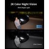 imageeufy Security S100 Wired Wall Light Cam Security Camera Outdoor 2K Camera with 1200 Lumen Light Color Night Vision Motion Activated Light AI Smart Detection IP65 Waterproof