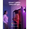 imageeufy Security S100 Wired Wall Light Cam Security Camera Outdoor 2K Camera with 1200 Lumen Light Color Night Vision Motion Activated Light AI Smart Detection IP65 Waterproof