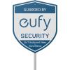 imageeufy Security Sign Security Yard Sign Burglar Deterrence Reflective Material for Easy Visibility Simple Installation