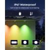 imageeufy Permanent Outdoor Lights S4 3D RadarActivated 200ft with 144 LED Lights Smart RGBWW for Christmas Decorations AI Light Themes Music Mode Matter Support IP67 Waterproof Link with CamerasWhite