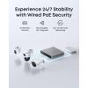 imageeufy PoE NVR Security System E41247 RecordingUp to 16CH 2TB HDD 8 4K Turret Cams Wired Outdoor Cam 4K UHD 122 FOV Color Night Vision AI Detection Red and Blue StrobeTurret Addon Cam