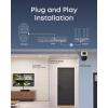 imageeufy PoE NVR Security System E41247 RecordingUp to 16CH 2TB HDD 8 4K Turret Cams Wired Outdoor Cam 4K UHD 122 FOV Color Night Vision AI Detection Red and Blue StrobeBulletPTZ Addon Cam