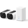 imageeufy Security eufyCam E40 4Cam Kit HomeBase 2 Outdoor Wireless Solar Security Camera