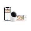 imageeufy Baby Monitor E20 2K Resolution 5 720p Display Hybrid Connection WiFi ampamp No WiFi Control PanTilt 4 Zoom Night Vision Builtin Battery Camera ANR Smart Alerts 247 Recording2K baby monitor E20