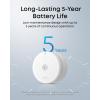 imageeufy Smoke Alarm E10 Accurate Fire Alerts UltraCompact 70 mm DesignExtended 5Year Battery Life Long Communication Range Compatible with HomeBase 2 3 Mini and Pro