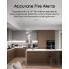 imageeufy Smoke Alarm E10 Accurate Fire Alerts UltraCompact 70 mm DesignExtended 5Year Battery Life Long Communication Range Compatible with HomeBase 2 3 Mini and Pro
