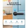 image:imageeufy Security Smart Lock FamiLock C32 Fingerprint Keyless Entry Door Lock with Handle for Interior Doors Builtin WiFi 24 GHz Only App Control Auto Lock 4 AA Batteries AlexaGoogle