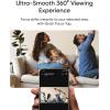 image:imageeufy Security 4K Indoor Camera E30360 Pan TiltAI Auto TrackingColor Night VisionPetBabyNanny Monitor with TwoWay AudioAI HumanPet DetectionWorks with HomeKit No Monthly Fee Black2Pack White