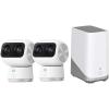 image:imageeufy Securtiy Indoor Cam BundleIndoor Cam S350 2Cam Kit with HomeBase S380 Dual Cameras 4K UHD Security Camera with 8 Zoom 360 Camera Baby Monitor Pet Camera Local Storage up to 16GB
