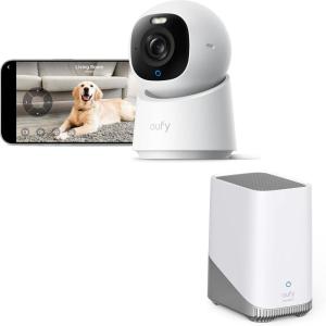 image:imageeufy Indoor Cam E30 amp HomeBase S380 BundleLatest Generation 4K UHD Security Camera PetDogBaby Camera with Phone app Color Night Vision HumanPet Auto Tracking