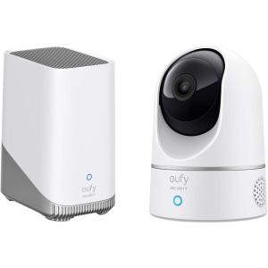 image:imageeufy Security Indoor Cam E220 Camera for Home Security Pan amp Tilt DogPet Camera 2K WiFi PluginHomeBase 3eufy Edge Security Center Local Expandable Storage up to 16TB No Mothly FeeBundle
