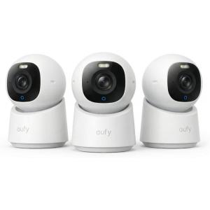 image:imageeufy Security Indoor Cam E30 3Pack4K PetBabyNanny Camera360 Pan TiltAI Auto TrackingColor Night VisionTwoWay AudioAI HumanPet DetectionWorks with HomeKit