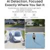 image:imageeufy Security eufyCam C37 Wireless Outdoor Security Camera 360 Pan amp Tilt AI Tracking 2K Solar Camera HumanPetVehicle Detection Flexible Solar Panel Color Night Vision No Monthly Fee