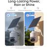 image:imageeufy Security eufyCam C37 Wireless Outdoor Security Camera 360 Pan amp Tilt AI Tracking 2K Solar Camera HumanPetVehicle Detection Flexible Solar Panel Color Night Vision No Monthly Fee