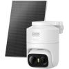 image:imageeufy Security eufyCam C37 Wireless Outdoor Security Camera 360 Pan amp Tilt AI Tracking 2K Solar Camera HumanPetVehicle Detection Flexible Solar Panel Color Night Vision No Monthly Fee