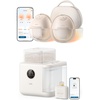 image:imageeufy Security Heated Wearable Breast Pump S1 Pro with Bottle Washer S1 Pro Builtin Water Softener AllinOne 3D HydroBlast Washer 212F Steam Sterilizer amp Thoroughly Fast Dryer