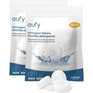 image:imageeufy Official Detergent Tablets for Baby Bottle Washer 60 Count 2 Packs Deep Cleaning Washing Block for Spotless Bottles Pump Parts and Feeding Essentials Removes Milk Residue BPAFree